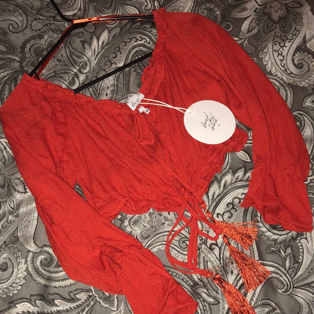 Sabo skirt cropped long sleeve top